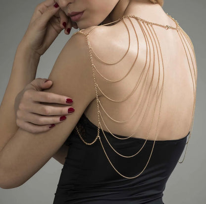 Shoulder and back chain jewelry